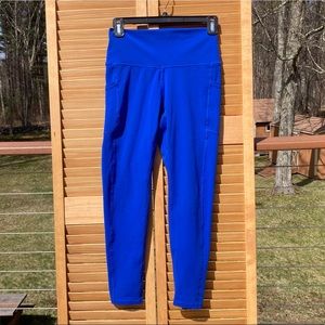 TWO PAIR ColorfulKoala womens hi waisted yoga pants 7/8 length w/ pockets, sz M